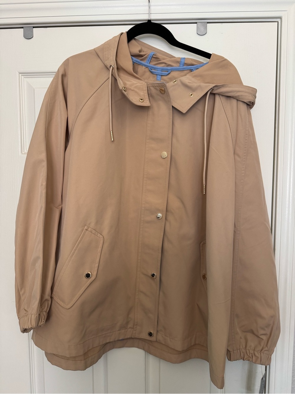 Isaac Mizrahi water resistant hooded coat